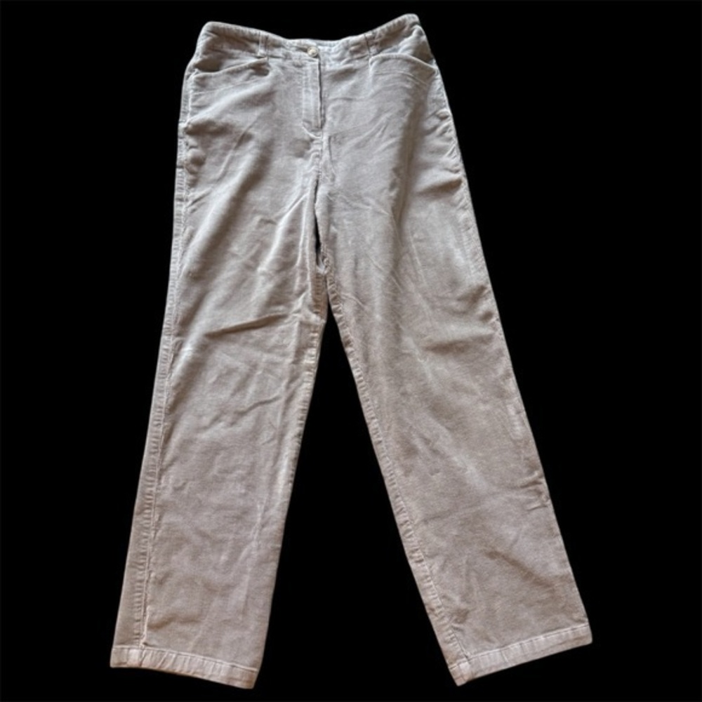 Vintage Talbots High Rise Corduroy Pants in Light Tan